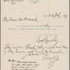 Bucke, Richard Maurice, TLS and 5 TS copies of letters to Thomas B. Harned, Jul. 24, 1899- Feb. 14, 1902.