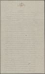 Bucke, Richard Maurice, ALS to [Ellen M. O'Connor] Calder, Apr. 18, 1892. With carbon copy of "Last days," extracts from H. L. Traubel's letters to Bucke, Dec. 29, [1891] - Mar. 26, [1892]. 