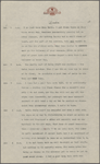 Bucke, Richard Maurice, ALS to [Ellen M. O'Connor] Calder, Apr. 18, 1892. With carbon copy of "Last days," extracts from H. L. Traubel's letters to Bucke, Dec. 29, [1891] - Mar. 26, [1892]. 