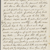 Eldridge, C. W. ALS to John Burroughs.  Nov. 6, 1883.