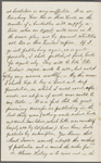 Eldridge, C. W. ALS to John Burroughs.  Nov. 6, 1883.