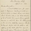 Eldridge, C. W. ALS to John Burroughs.  Apr. 21, 1892.