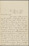 Eldridge, C. W. ALS to John Burroughs.  May 10, 1892.