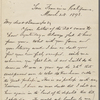 Eldridge, C. W. ALS to John Burroughs.  Mar. 28, 1893.