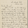 Eldridge, C. W. ALS to John Burroughs.  Feb. 26, 1894.