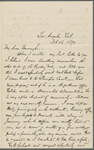 Eldridge, C. W. ALS to John Burroughs.  Feb. 26, 1894.