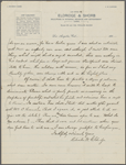 Eldridge, C. W. ALS to John Burroughs.  Mar. 7, 1896.