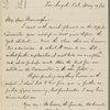Eldridge, C. W. ALS to John Burroughs.  May 29, 1896.