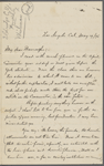 Eldridge, C. W. ALS to John Burroughs.  May 29, 1896.