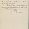 Eldridge, C. W. ALS to John Burroughs.  May 29, 1896.