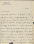 Eldridge, C. W. ALS to John Burroughs.  Apr. 30, 1897.