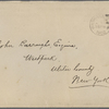 Eldridge, C. W. ALS to John Burroughs.  Jun. 19, 1902.