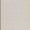 Eldridge, C. W. ALS to William D. O'Connor.  Jan. 22, [1865].