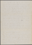 Eldridge, C. W. ALS to William D. O'Connor.  Jan. 22, [1865].