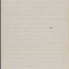 Eldridge, C. W. ALS to William D. O'Connor.  Jan. 22, [1865].