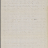 Eldridge, C. W. ALS to William D. O'Connor.  Jan. 22, [1865].