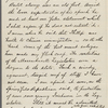 Eldridge, C. W. ALS to William D. O'Connor.  Feb. 19, [1884].