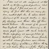 Eldridge, C. W. ALS to William D. O'Connor.  Feb. 19, [1884].