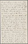 Eldridge, C. W. ALS to William D. O'Connor.  Aug. 10, 1885.