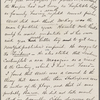 Eldridge, C. W. ALS to William D. O'Connor.  Aug. 10, 1885.