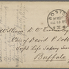 Eldridge, C. W. ALS to William D. O'Connor.  Aug. 10, 1885.