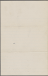 Eldridge, C. W. ALS to William D. O'Connor.  Sep. 1, 1886.