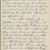 Eldridge, C. W. ALS to William D. O'Connor.  Mar. 21, 1888.