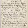 Eldridge, C. W. ALS to William D. O'Connor.  Mar. 21, 1888.