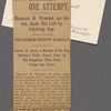 Harned, Thomas B. [communication] to R. M. Bucke.  [May 16, 1898: postmark].