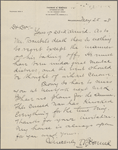 Harned, Thomas B. ALS to R. M. Bucke.  May 25, 1898.