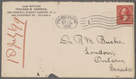 Harned, Thomas B. TLS to R. M. Bucke.  Jul. 18, 1899.