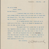 Harned, Thomas B. TLS to R. M. Bucke.  Jul. 24, 1899.