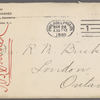 Harned, Thomas B. TLS to R. M. Bucke.  Mar. 26, 1900.