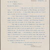 Harned, Thomas B. TLS to R. M. Bucke.  Nov. 19, 1901.