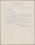 Harned, Thomas B. TLS to R. M. Bucke.  Dec. 19, 1901.