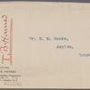 Harned, Thomas B. TLS to R. M. Bucke.  Dec. 19, 1901.