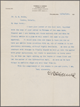 Harned, Thomas B. TLS to R. M. Bucke.  Dec. 23, 1901.