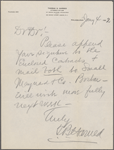Harned, Thomas B. ALS to R. M. Bucke.  Jan. 4, 1902.