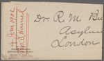 Harned, Thomas B. ALS to R. M. Bucke.  Jan. 4, 1902.
