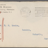 Harned, Thomas B. TLS to R. M. Bucke.  Feb. 5, 1902.