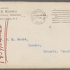 Harned, Thomas B. TLS to R. M. Bucke.  Feb. 11, 1902.