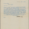 Harned, Thomas B. TLS to R. M. Bucke.  Feb. 14, 1902.