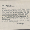 Harned, Thomas B. TLS to R. M. Bucke.  Feb. 14, 1902.
