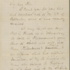 O'Connor, W. D. letter to Matthew Arnold. Oct. 14, 1866. Holograph draft[?], signed.