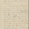 O'Connor, W. D. letter to Matthew Arnold. Oct. 14, 1866. Holograph draft[?], signed.