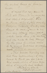 O'Connor, W. D. letter to Matthew Arnold. Oct. 14, 1866. Holograph draft[?], signed.