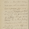 O'Connor, W. D., draft AL to J. T. Fields. Nov. 23, 1868. 