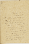 O'Connor, W. D., letter to the Editor of the New York Independent. Nov. 9, 1867. Letter press copy.