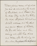 O'Connor, W. D., draft AL to S. S. Rice. [1875]. 