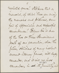 O'Connor, W. D., draft AL to S. S. Rice. [1875]. 